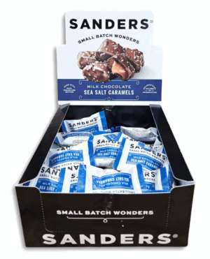 Sanders Milk Chocolate Sea Salt Caramels 0.5oz 48ct